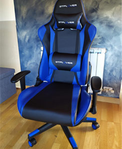 sillas gaming con reposabrazos abatible
